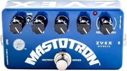 ZVEX Pedal de guitarra Effects Mastotron Série Vextron Silicon Fuzz, azul, 6,38 x 4,82 x 1,70