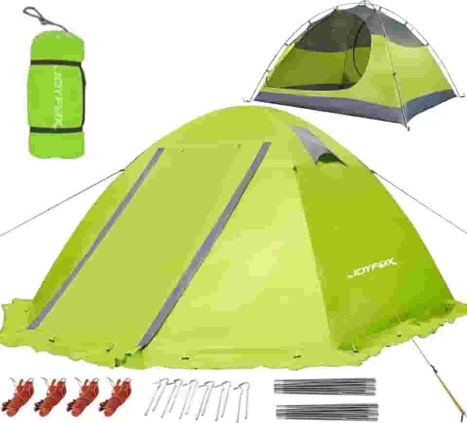 JOYFOX Barraca de Camping 3 Pessoas RAINFLY Alumínio Ultralight Upf 50 Coluna D'água de 3000mm