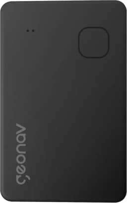 Geonav MyFinder Card, Localizador Inteligente de Objetos, Certificado Apple Find My Network, TLCFBK, Preto