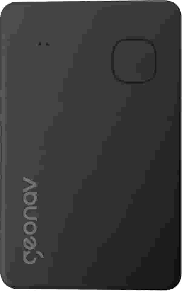 Geonav MyFinder Card, Localizador Inteligente de Objetos, Certificado Apple Find My Network, TLCFBK, Preto