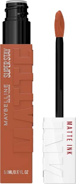 Maybelline SuperStay Matte Ink Batom Líquido Matte Longa Duração 16H com Aplicador Preciso, Não Transfere e Cor Intensa, Acabamento Matte Confortável, Cor 70 Amazonian Nude Amarronzado, 5ml