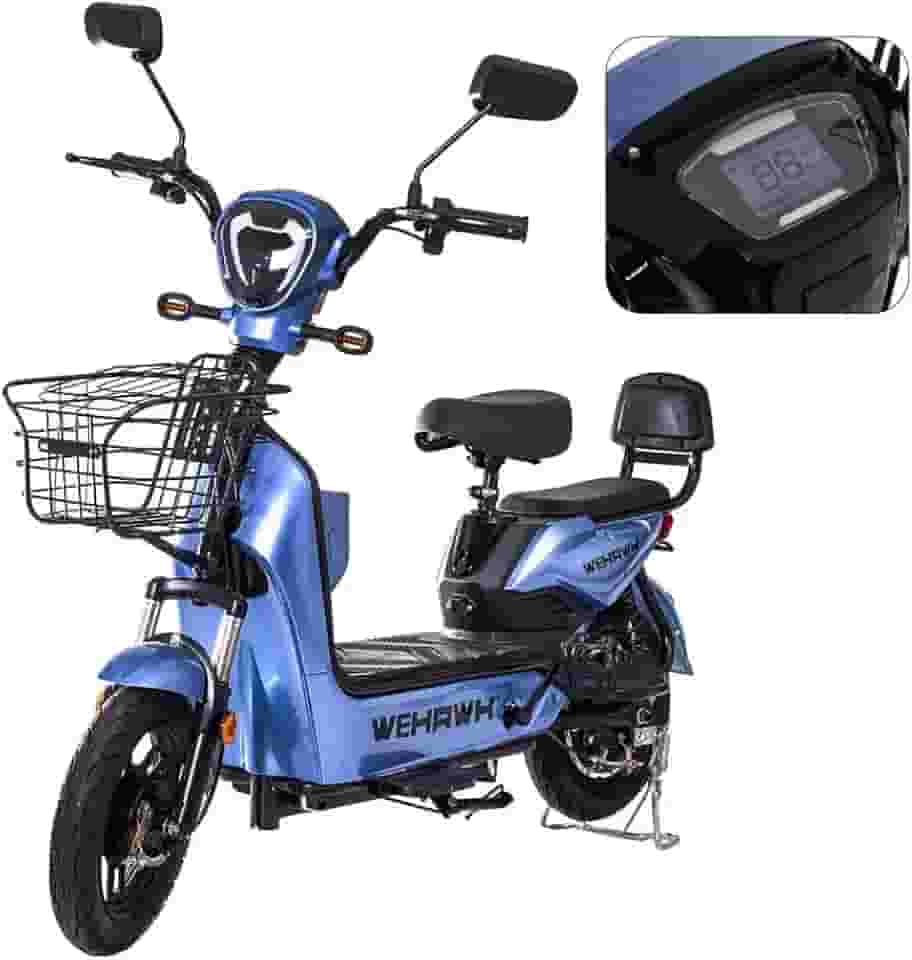 Bicicleta Elétrica Moto Adulta 500w WeHawk Basket WX-03 32Km/h Autonomia 40Km(Roxo)