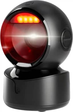 Leitor De Código Barras Barcode Scanner 1d 2d Qr Code Fixo Mesa Usb Goldensky A5 Desktop mãos-livres omnidirecional