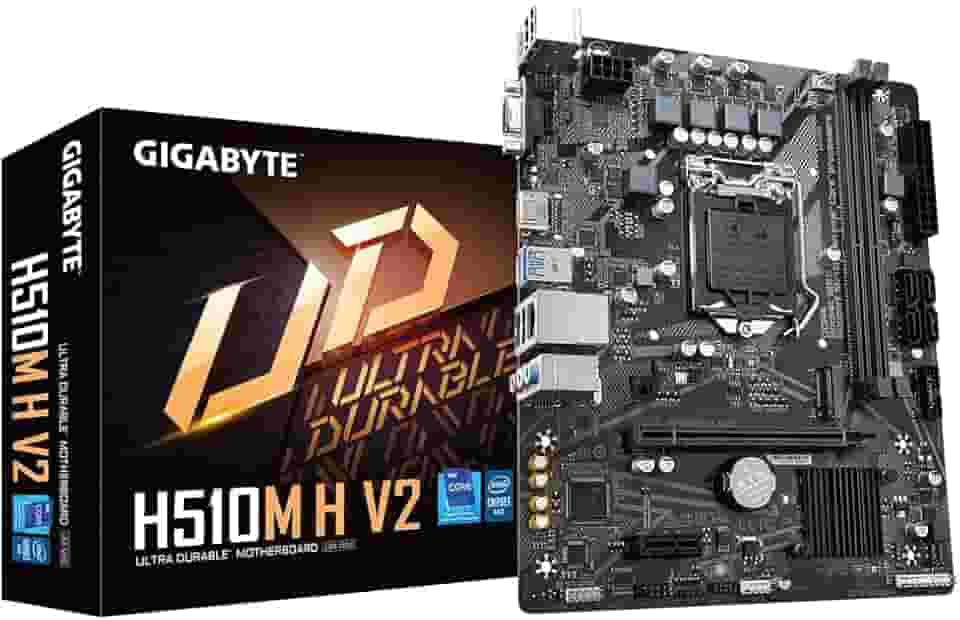 Placa Mãe Gigabyte H510M H V2 (LGA 1200/2xDDR4/HDMI/D-Sub/M.2/USB 3.2)
