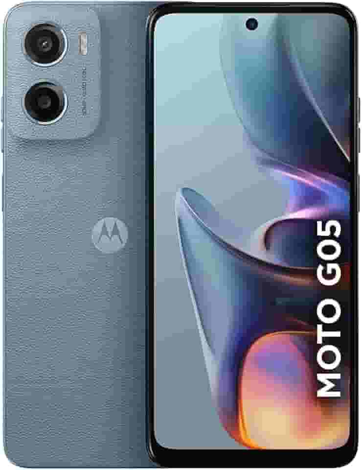 Smartphone Motorola Moto g05-128GB 12GB (4GB RAM + 8GB Ram Boost) e Camera 50MP com AI Bateria de 5200 mAh Tela 6.7" com Superbrilho - Cinza