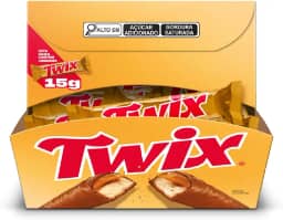 Chocolate Twix Original - Caixa com 30 unidades de 15g