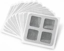 Kit Tela Adesiva para Ralo 10 ou 50 Unidades – Protetor de Ralo Banheiro Anti Inseto, Tela Protetora para Ralos de Pia, Banheiros e Chuveiro Premium MyBrins (10 Unidades)