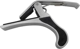 Capotraste Dolphin para Violão e Guitarra 10697 com Haste Longa, Prata