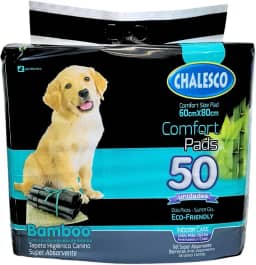 Chalesco Tapete Higiênico Para Cães Confort Bamboo 50 Unidades