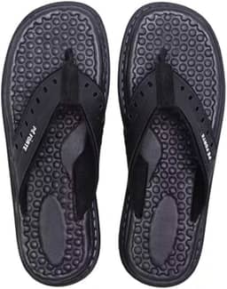 Chinelo Masculino Anatômico Ortopédico Antistress em Couro