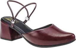 Mule Feminino Tamanco Sapato Social 2 em 1 Bico Fino de Scarpin Salto Bloco Fashion 1138