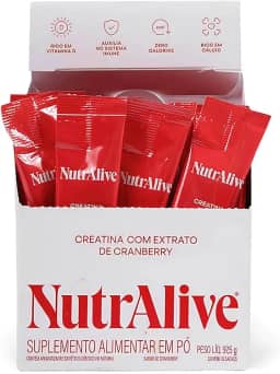 Suplemento Multivitamínico com 7 ativos para Mulheres 35+ Creatina Monohidratada Cranberry Vitamina D Triptofano Cálcio Beta Glucana Energia Força Menopausa Antioxidante Versão Display 97,5g 15 doses NutrAlive
