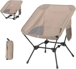 Cadeira Dobrável Portátil Ultraconfortável - Leve e Resistente para Pesca, Camping, Praia e Churrasco. Prática de Guardar e Levar, Acompanha Bolsa. Ideal para Aventuras ao Ar Livre