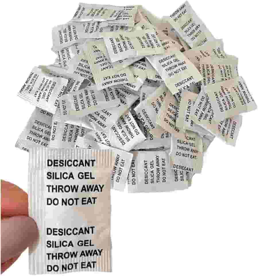 Anti Mofo e Umidade Sílica Gel Desumidificador 200 Sachês