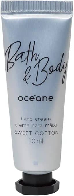 Océane Creme para Mãos com Óleo de Macadâmia - Hand Cream Sweet Cotton 10ml
