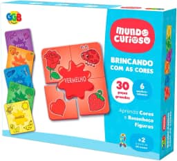 Jogo Brincando com as Cores, GGB Plast, Multicor