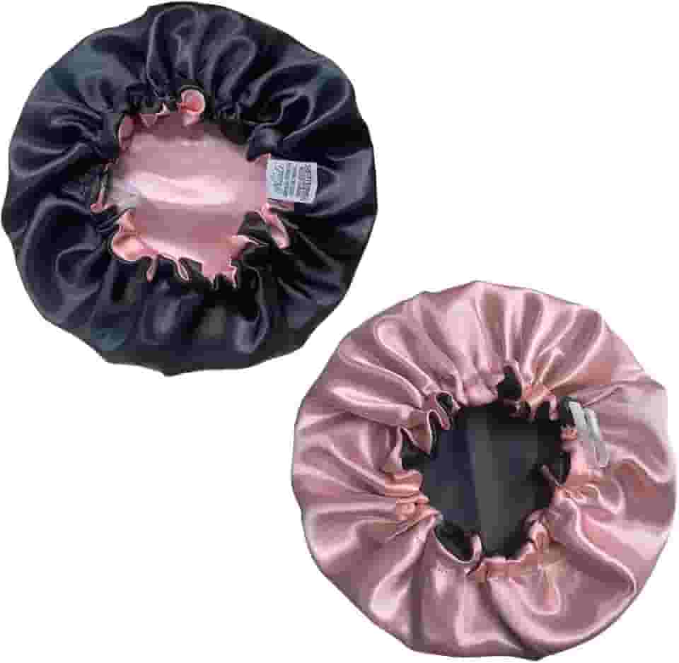 Touca De Cetim Antifrizz com Regulador Cabelo Cacheado Niale