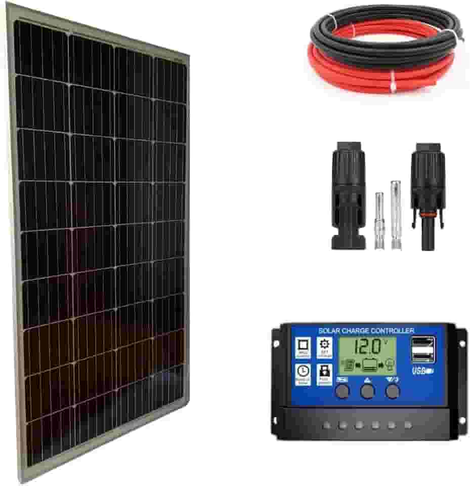 Kit Solar 155w Painel Fotovoltaica Placa Watts + Controlador 30a