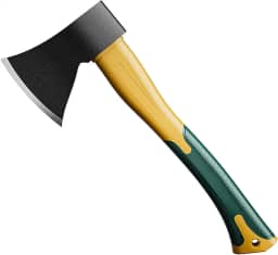 Machado para cortar madeira 16 'Machado de campismo Machado de exterior para cortar madeira e lenha com pega antiderrapante