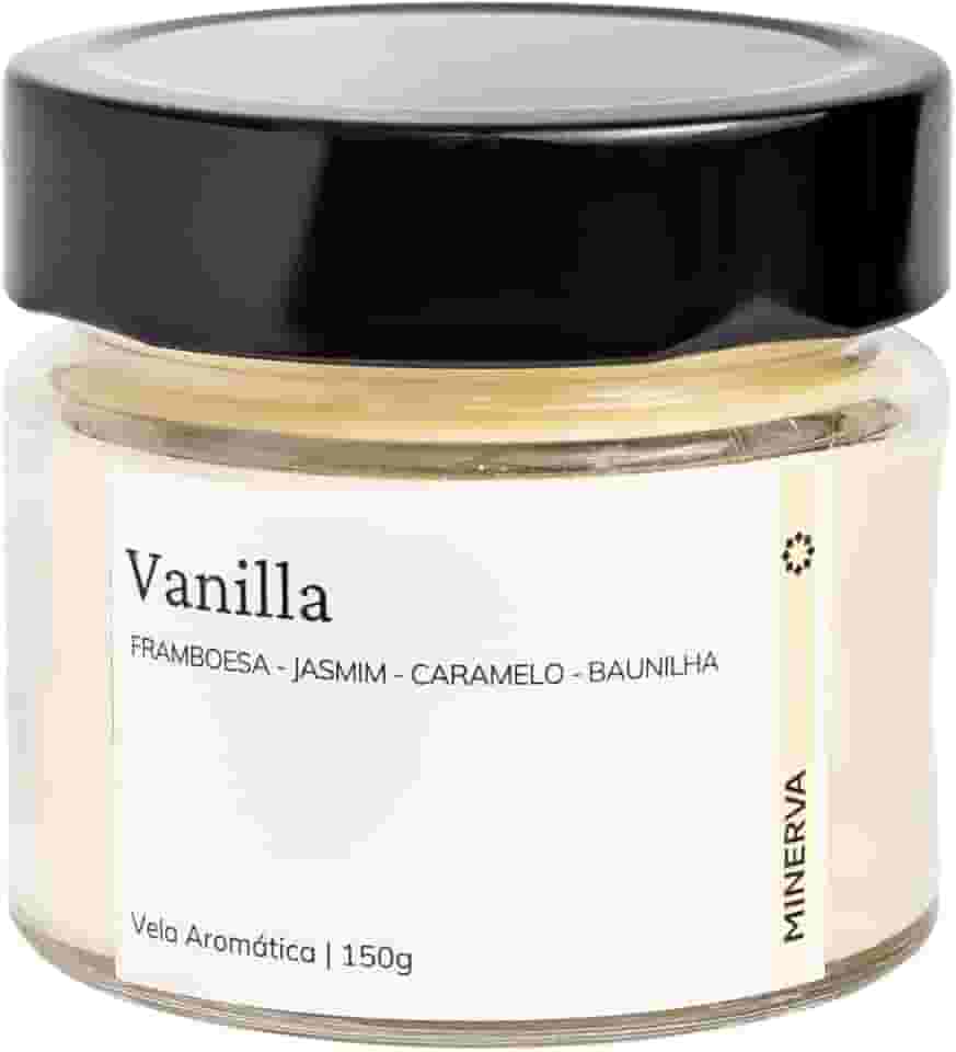 MINERVA - Vela Aromatica Perfumada Aroma de VANILLA BAUNILHA - 150g