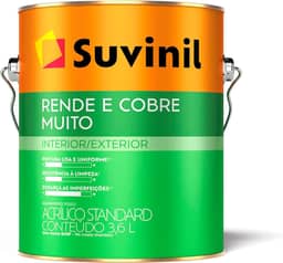 Tinta Suvinil Rende e Cobre Muito Acrilico Standart Palha 3,6L