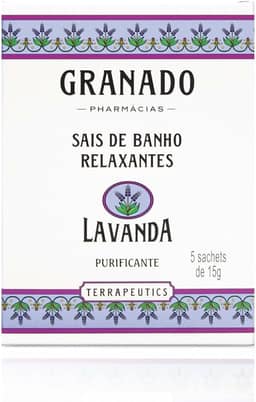 Granado Sais De Banho Terrapeutics, Lavanda, Lilás