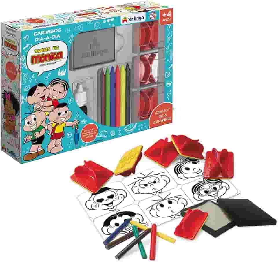 Carimbos Dia a Dia Turma da Mônica Xalingo