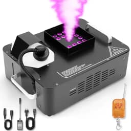 Maquina de Fumaça, Máquina de Fumaça, Kit de Máquina de Fumaça, Máquina de Fumaça, 1500W Rgb Led Light Controle Remoto Dj Party (220V), Máquina de Neblina para Luzes Led