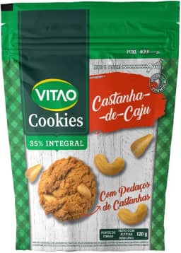 Vitao Cookies Integrais Castanha De Caju 200G