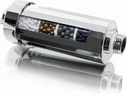 Pure Filter Filtro universal de estágios para chuveiro Cromado, purificador de água para banheiro, remove cloro e flúor, filtro de chuveiro