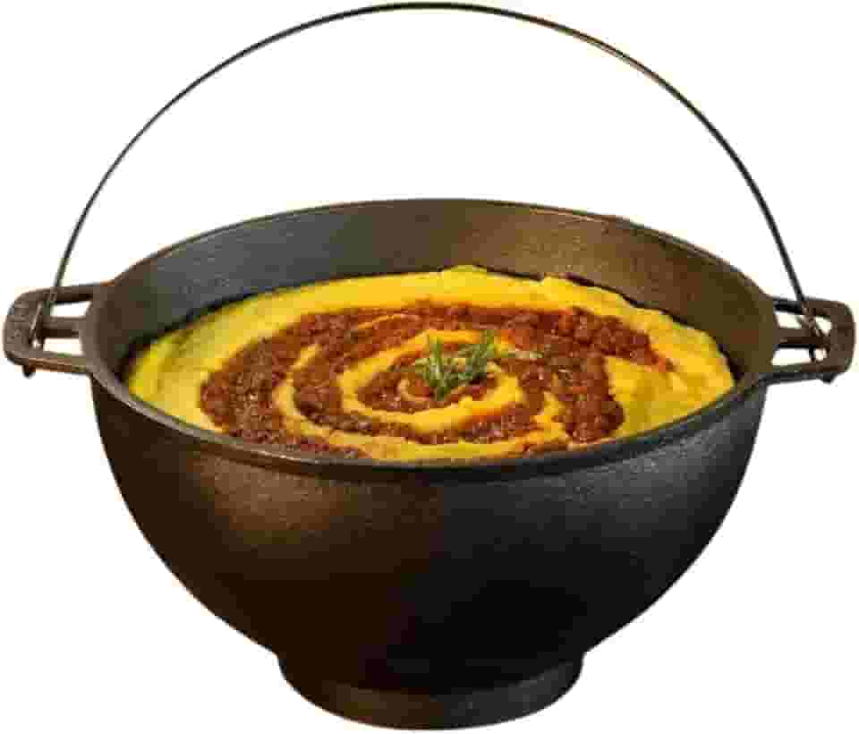 Caçarola Polenta Caldos Sopas de Ferro Fundido 5,5l Sem Tampa