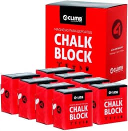 KIT 8 Blocos Magnésio 4Climb Escalada - Chalk Block 56g