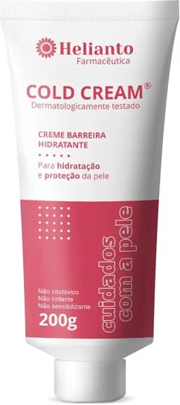 Creme Hidratante Barreira Protetora de Pele Cold Cream 200g Helianto