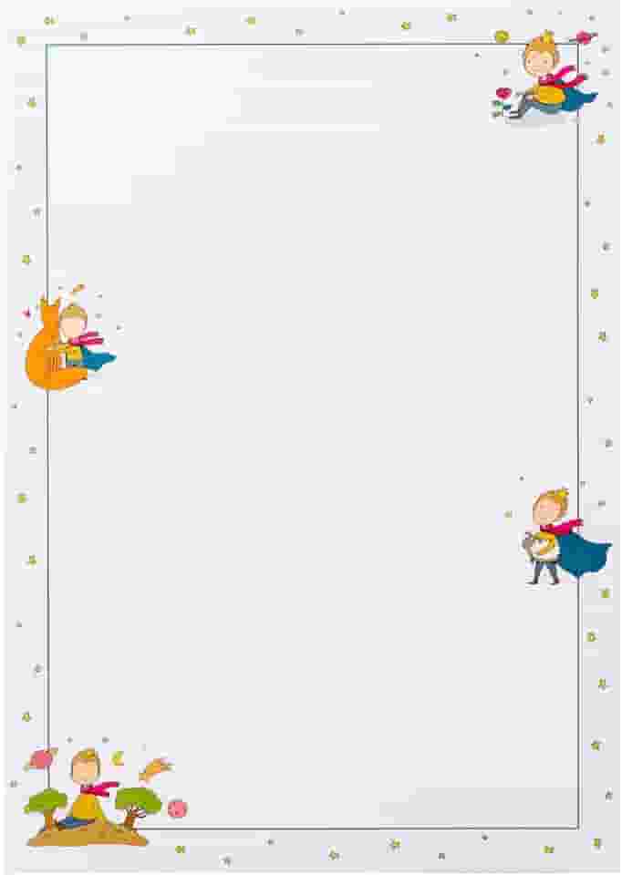 Papel de Carta Pequeno Príncipe | Pequeno Universo