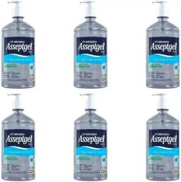Kit com 6 Alcool em gel Asseptgel 70 Start 420g