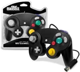 Old Skool Controller Compatível com Gamecube/Wii – Preto