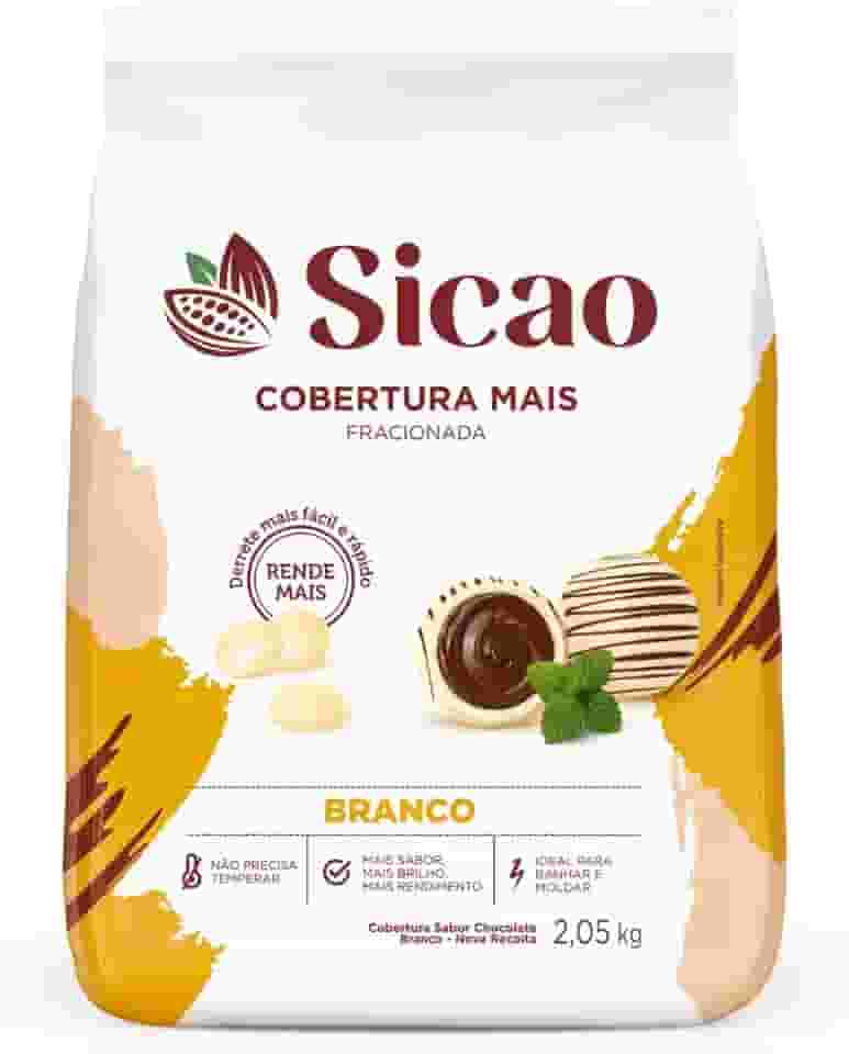 Gotas de Chocolate Cobertura Mais Fácil Branca 2,05kg - Sicao