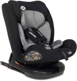 Cadeira De Bebe para Auto Com Isofix Com Rotacao e Reclina Essence 0 A 36kg - Preta Tutti Baby