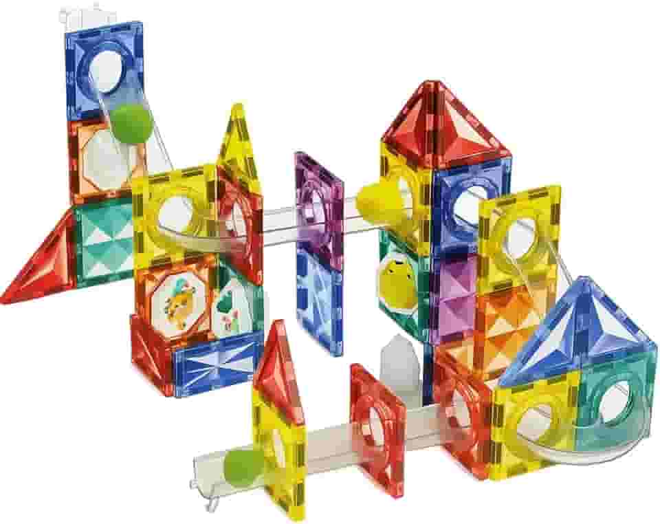 Blocos de Montar Magnetico Infantil | Brinquedo Construçao Criativa Educativo Multiplas Montagens | 64 Peças