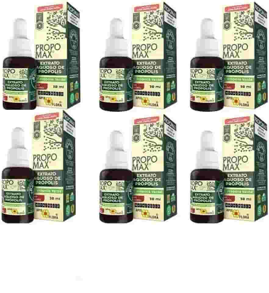 Extrato Aquoso De Própolis - Propomax 30ml - Kit C/6 Un