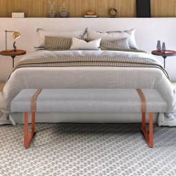 Recamier Cairo 1.30m DMOB - Moderno (Cinza)