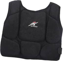 Protetor de tórax de karatê Protetor de corpo Protetor de taekwondo Colete Protetor de costela para vôlei, 38x36cm