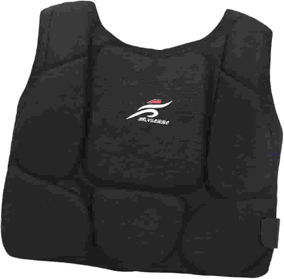 Protetor de tórax de karatê Protetor de corpo Protetor de taekwondo Colete Protetor de costela para vôlei, 38x36cm