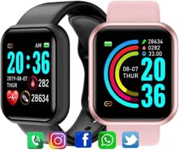 Relogio Inteligente Smartwatch D20 Bluetooth IOS e Android (Preto)
