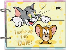 DAC - Mini Ficheiro Horizontal com 2 Argolas e com 80 folhas (90g) Tom&Jerry