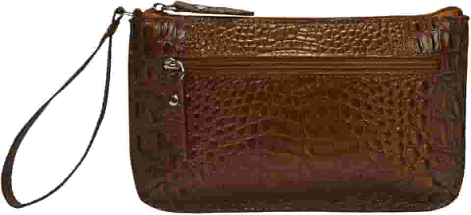 Bolsa Clutch Carteira de Mao e Porta Celular Feminina em Couro Legítimo Madamix MDXP046