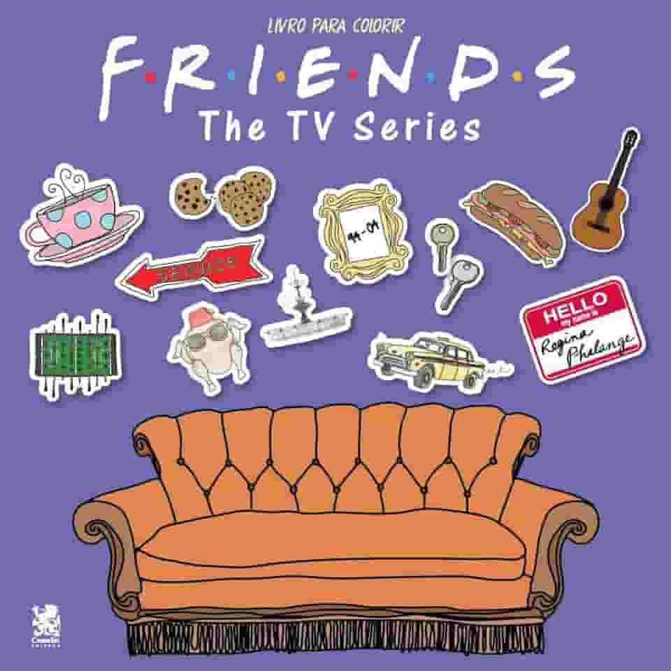 Friends - Livro para Colorir Antiestresse