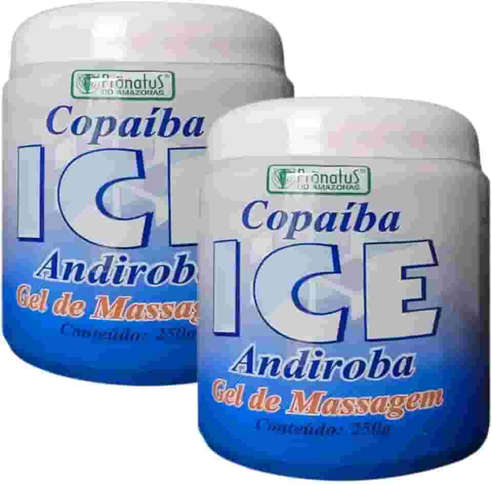 KIT 2 Gel de Massagem Ice Copaíba e Andiroba Dores Musculares Pronatus do Amazonas