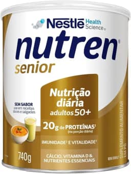 Nutren Senior - Suplemento Alimentar, sem sabor em pó, 740g