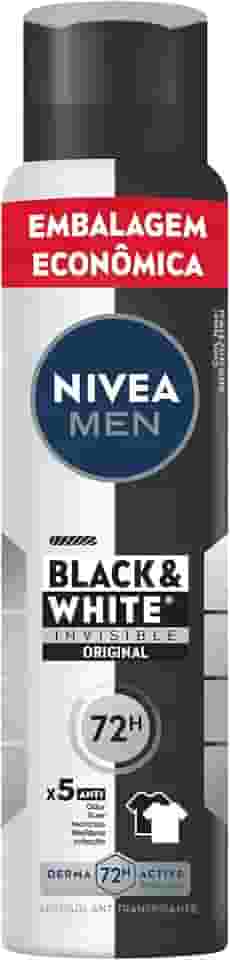 NIVEA MEN Desodorante Aerossol Black & White Invisible Original 200ml